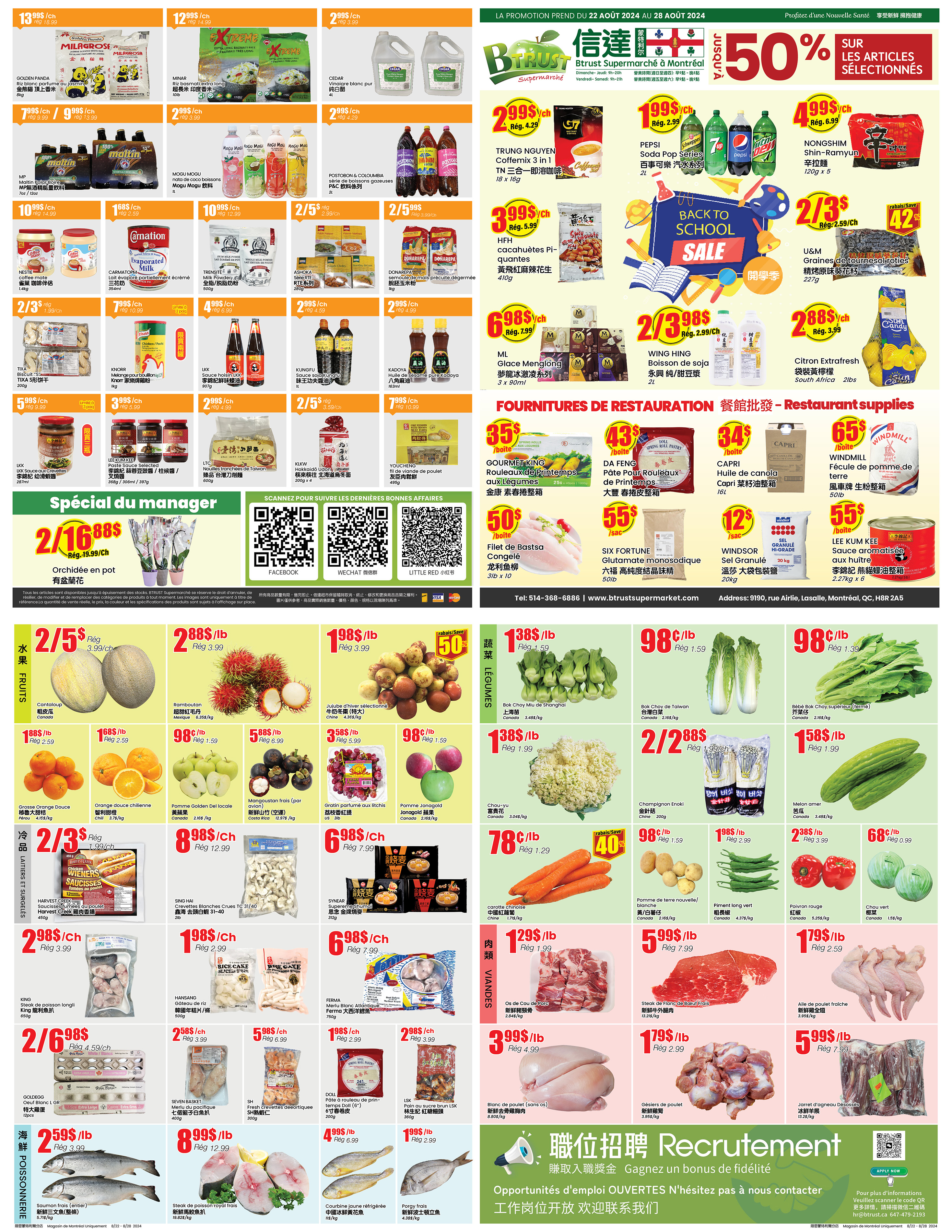 Goflyer - Btrust Supermarket Montreal