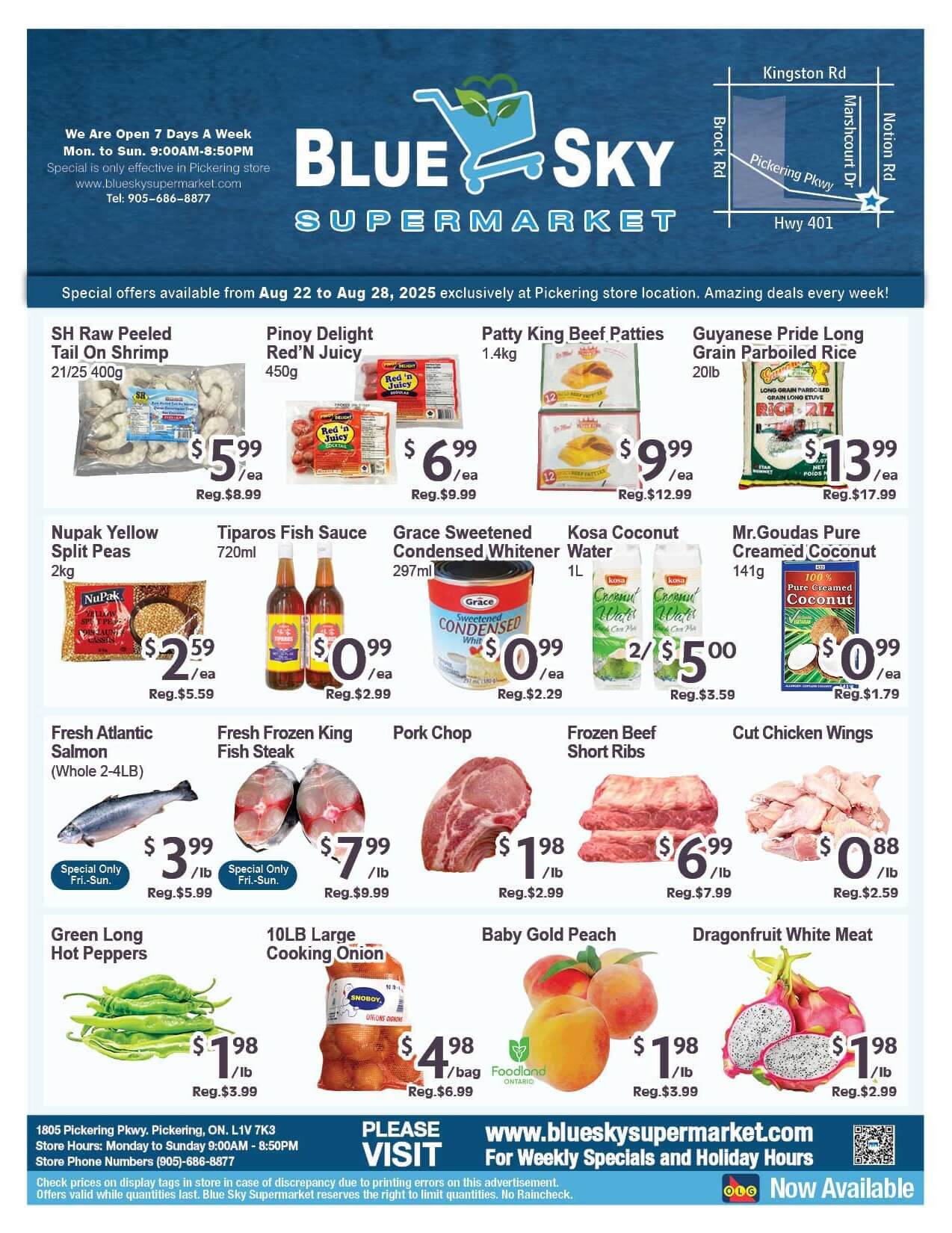 Goflyer - Blue Sky Supermarket Pickering
